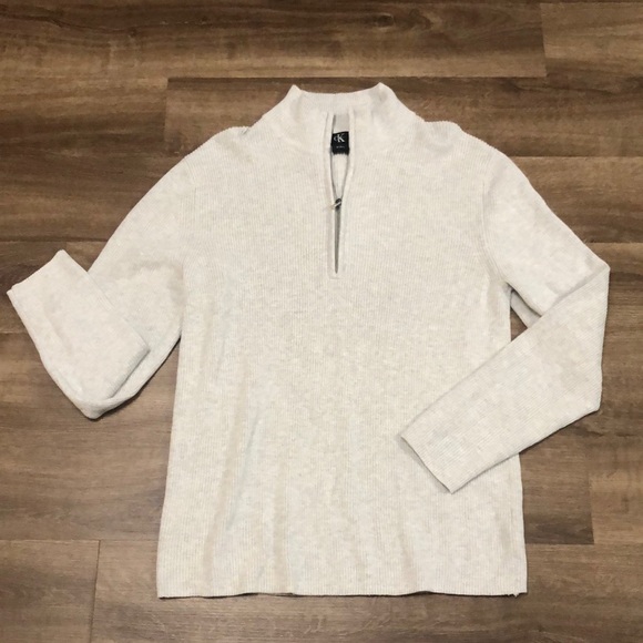 Calvin Klein Other - Calvin Klein CK 1/4 Zip High Collar Sweater size XL